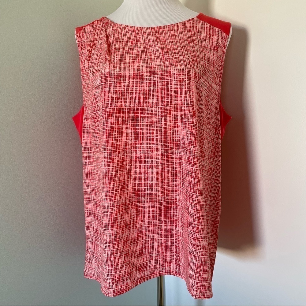 Banana Republic Women’s Sleeveless Blouse Size L Orange
